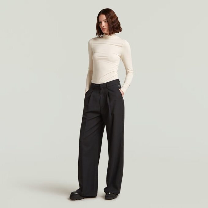 Fluid Wide Leg Broek Fluid Wide Leg Broek