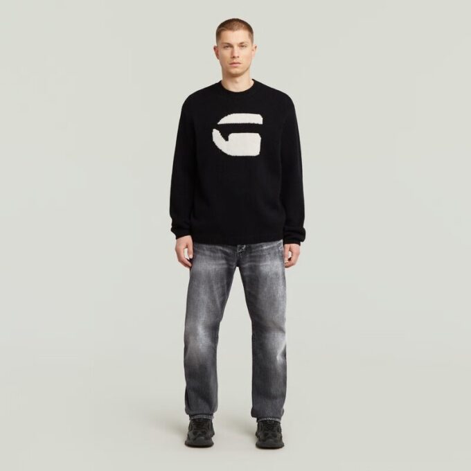 G Logo Relaxed Knit Pullover G Logo Relaxed Knit Pullover