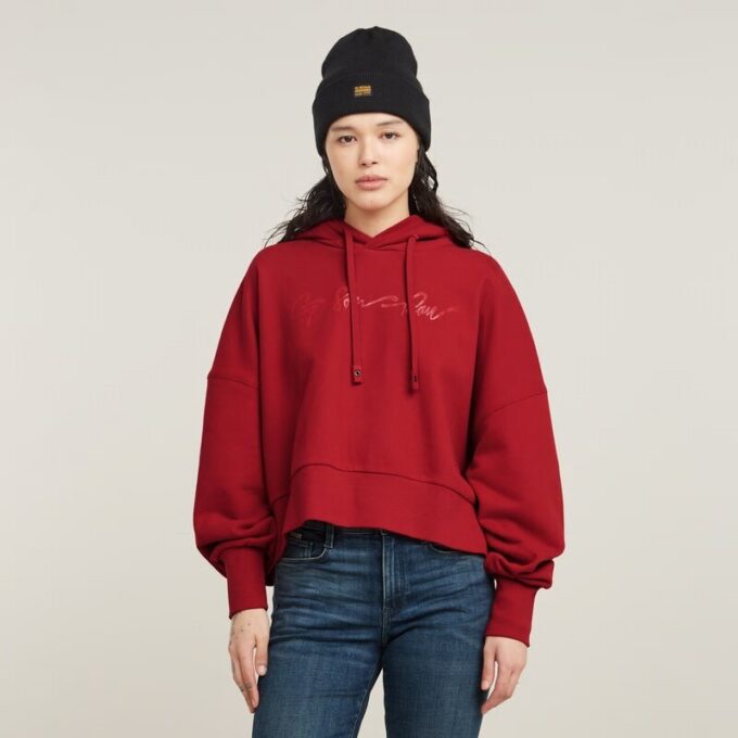 G-Script Oversized Capuchon Trui G-Script Oversized Capuchon Trui