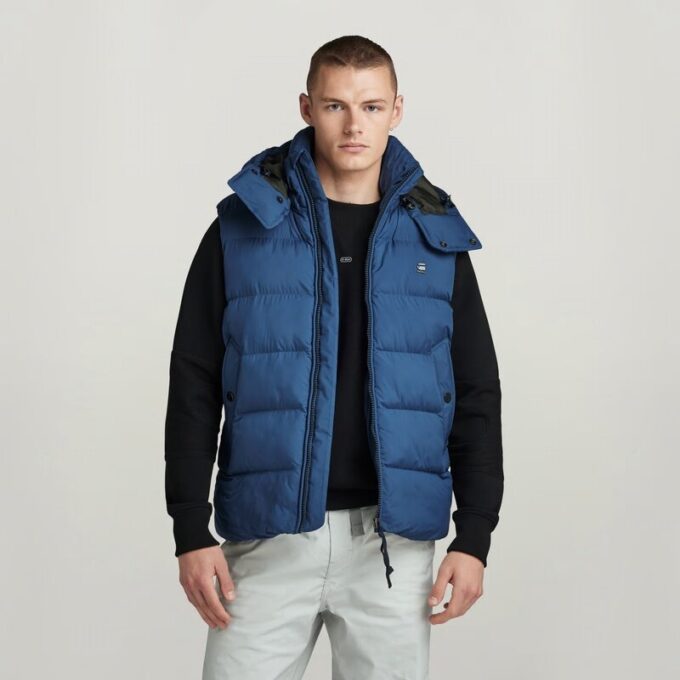 G-Whistler gewatteerd vest met capuchon