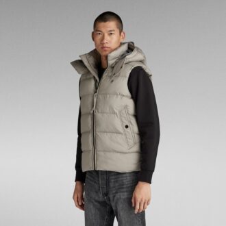 G-Whistler gewatteerd vest met capuchon