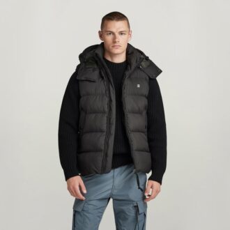 G-Whistler gewatteerd vest met capuchon