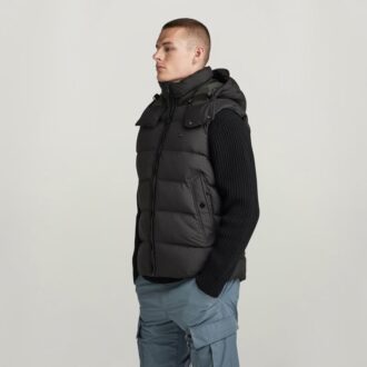 G-Whistler gewatteerd vest met capuchon