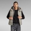 G-Whistler gewatteerd vest met capuchon