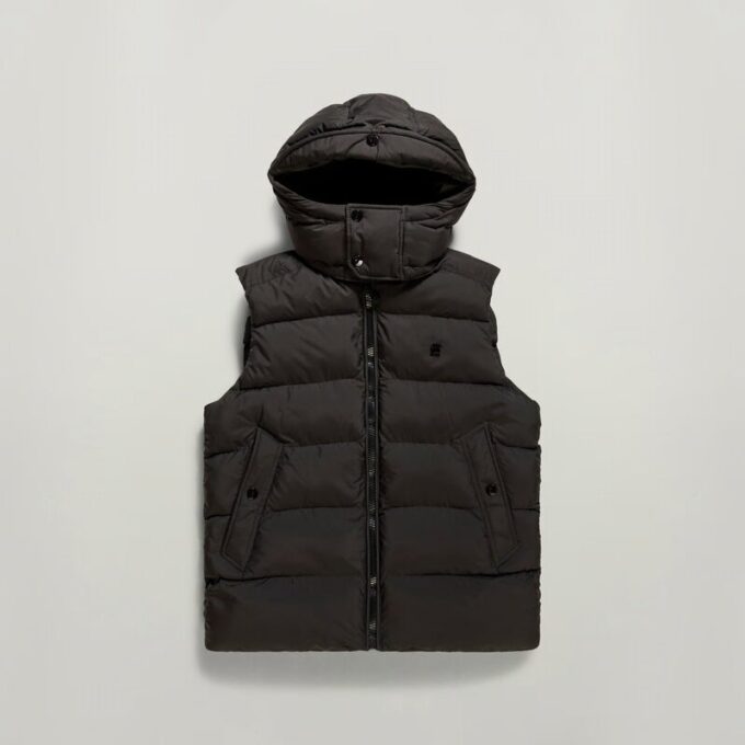 G-Whistler gewatteerd vest met capuchon