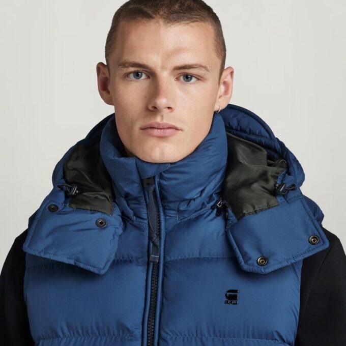 G-Whistler gewatteerd vest met capuchon
