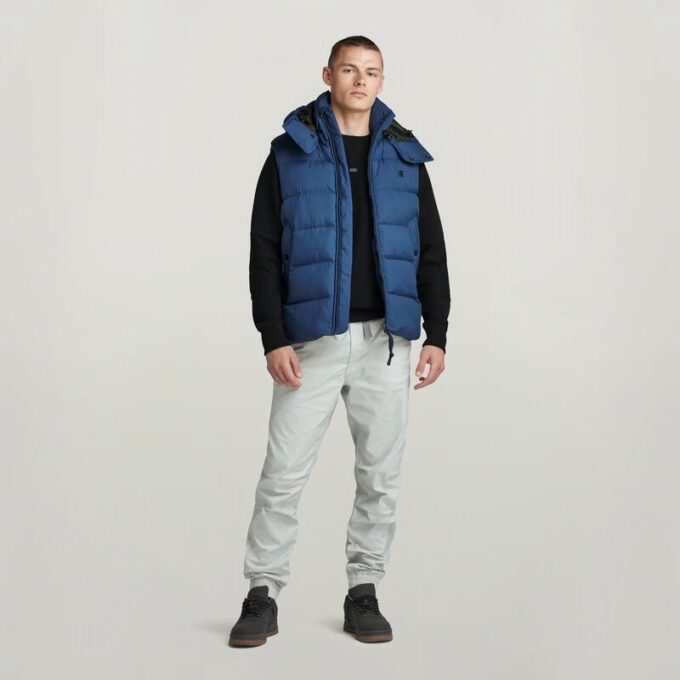 G-Whistler gewatteerd vest met capuchon