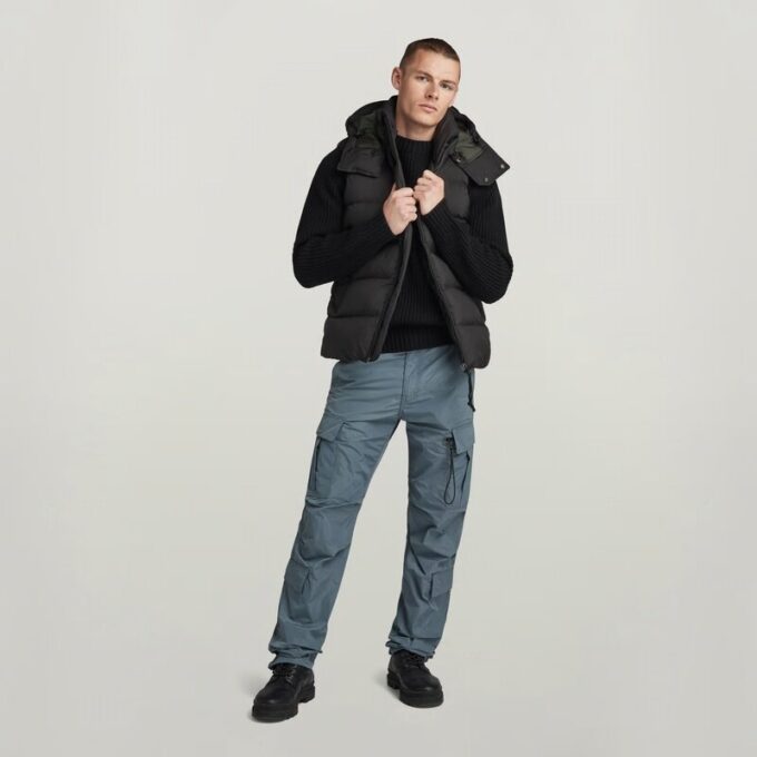 G-Whistler gewatteerd vest met capuchon