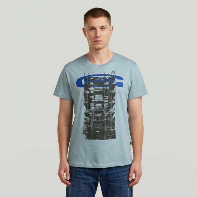Gebouw Grafisch T-shirt Gebouw Grafisch T-shirt