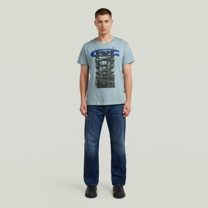 Gebouw Grafisch T-shirt Gebouw Grafisch T-shirt