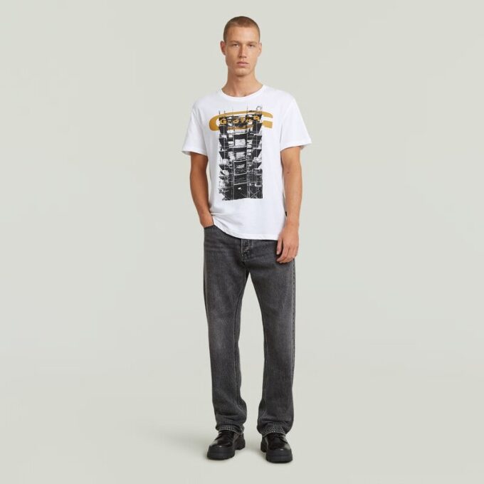 Gebouw Grafisch T-shirt Gebouw Grafisch T-shirt
