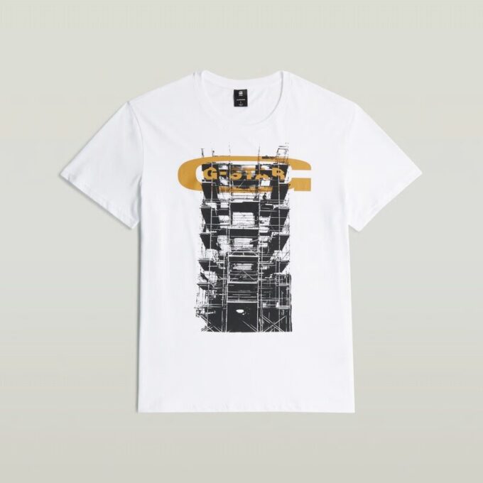 Gebouw Grafisch T-shirt Gebouw Grafisch T-shirt