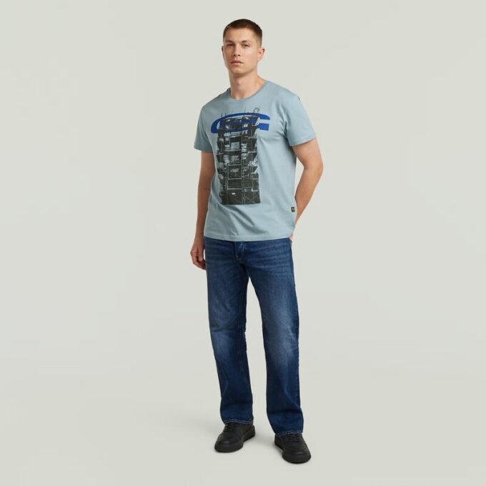 Gebouw Grafisch T-shirt Gebouw Grafisch T-shirt