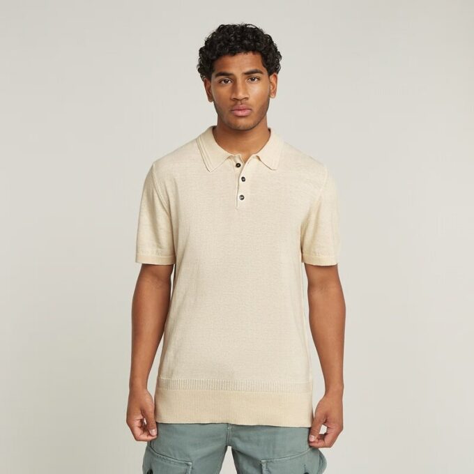 Gebreide polo