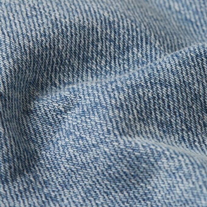 Gekrompen denim vest Gekrompen denim vest