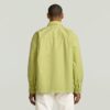 Geplooid Boxy Shirt Lange Mouw