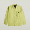 Geplooid Boxy Shirt Lange Mouw