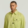 Geplooid Boxy Shirt Lange Mouw