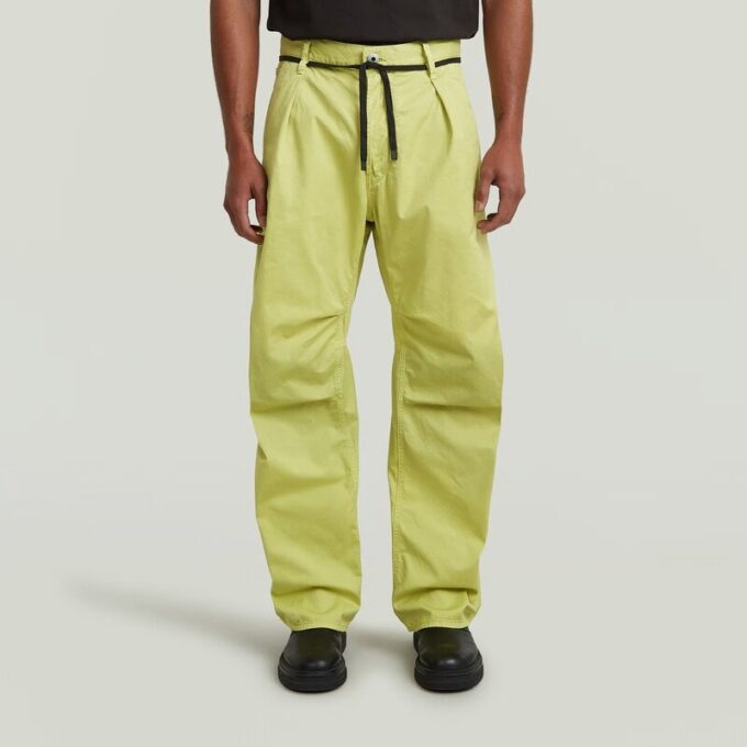 Geplooide 3D-denimbroek