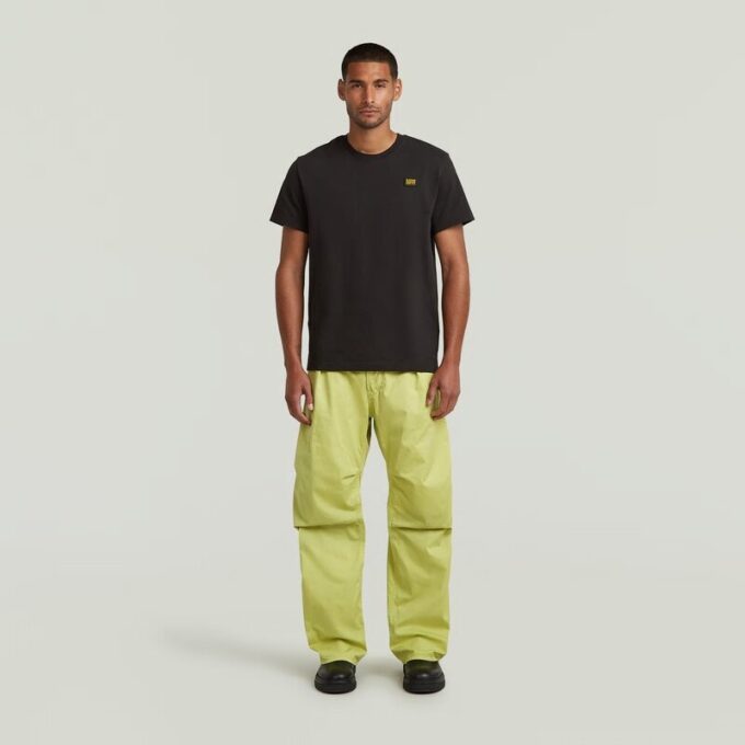 Geplooide 3D-denimbroek