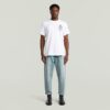 Geplooide Chino Denim Relaxed Taps Toelopend Geplooide Chino Denim Relaxed Taps Toelopend