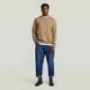 Geplooide Chino Denim Relaxed Taps Toelopend Geplooide Chino Denim Relaxed Taps Toelopend