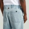 Geplooide Chino Denim Relaxed Taps Toelopend Geplooide Chino Denim Relaxed Taps Toelopend