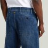 Geplooide Chino Denim Relaxed Taps Toelopend Geplooide Chino Denim Relaxed Taps Toelopend