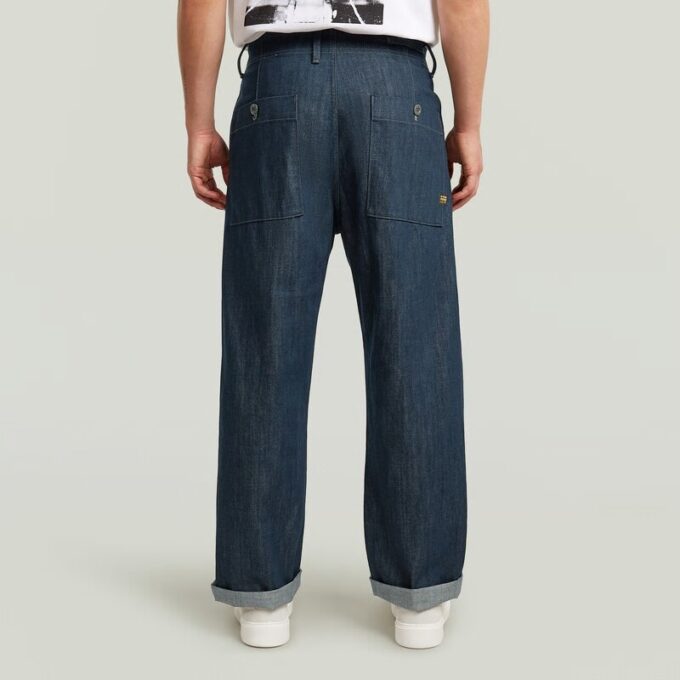 Geplooide Chino Relaxed Neo Raw Jeans