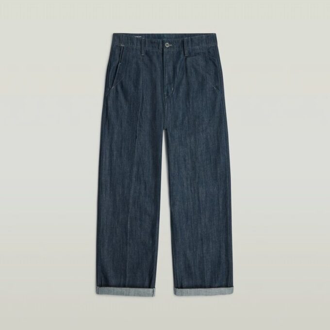 Geplooide Chino Relaxed Neo Raw Jeans