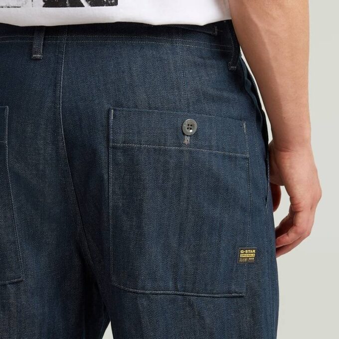 Geplooide Chino Relaxed Neo Raw Jeans