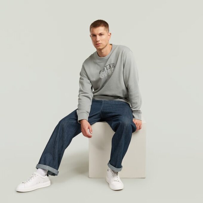 Geplooide Chino Relaxed Neo Raw Jeans