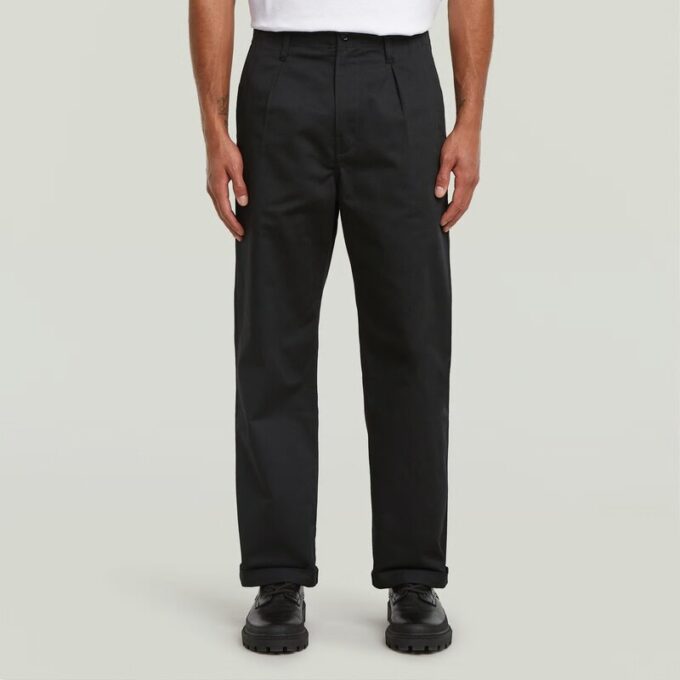 Geplooide Chino Relaxed Straight Geplooide Chino Relaxed Straight