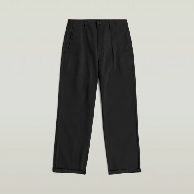 Geplooide Chino Relaxed Straight Geplooide Chino Relaxed Straight