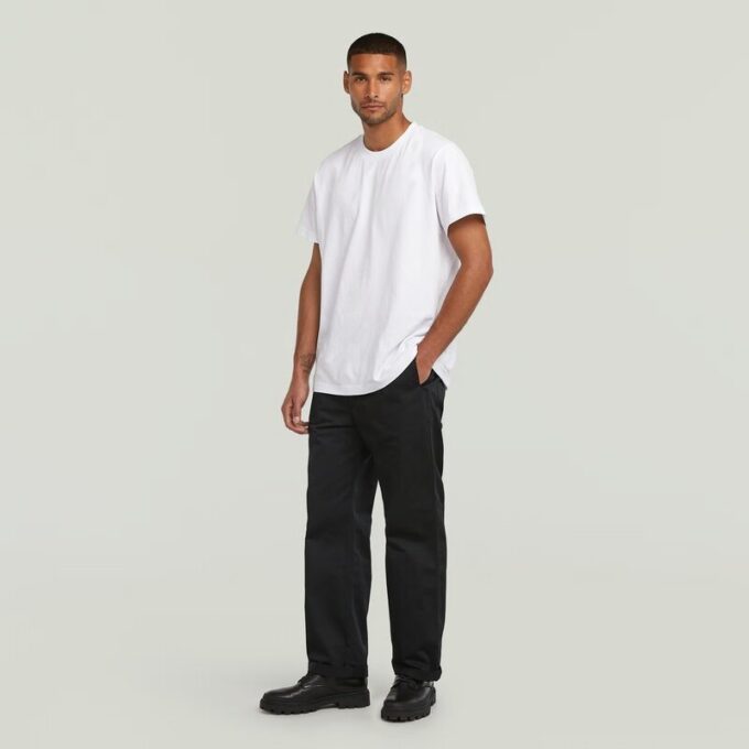 Geplooide Chino Relaxed Straight Geplooide Chino Relaxed Straight