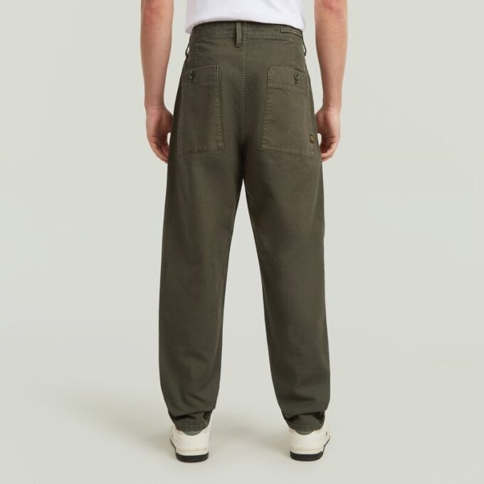 Geplooide Chino Relaxed Taps Toelopend Geplooide Chino Relaxed Taps Toelopend