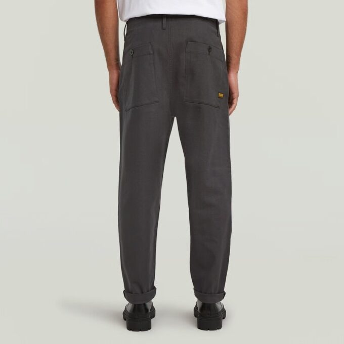 Geplooide Chino Relaxed Taps Toelopend Geplooide Chino Relaxed Taps Toelopend
