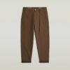 Geplooide Chino Relaxed Taps Toelopend Geplooide Chino Relaxed Taps Toelopend