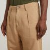 Geplooide Chino Relaxed Taps Toelopend Geplooide Chino Relaxed Taps Toelopend