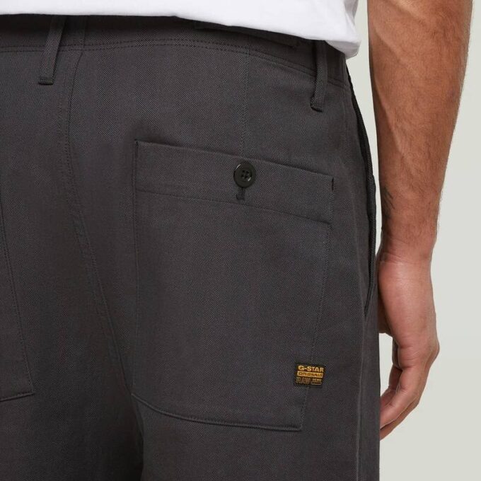 Geplooide Chino Relaxed Taps Toelopend Geplooide Chino Relaxed Taps Toelopend