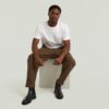 Geplooide Chino Relaxed Taps Toelopend Geplooide Chino Relaxed Taps Toelopend
