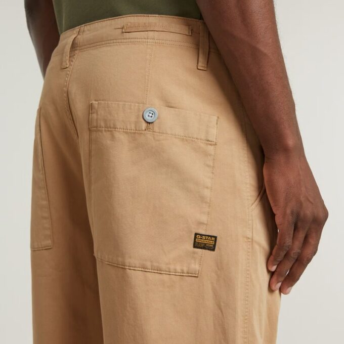 Geplooide Chino Relaxed Taps Toelopend Geplooide Chino Relaxed Taps Toelopend