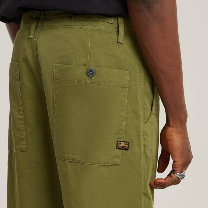 Geplooide Chino Relaxed Taps Toelopend Geplooide Chino Relaxed Taps Toelopend