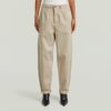 Geplooide taps toelopende chino