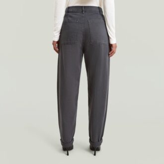 Geplooide taps toelopende chino