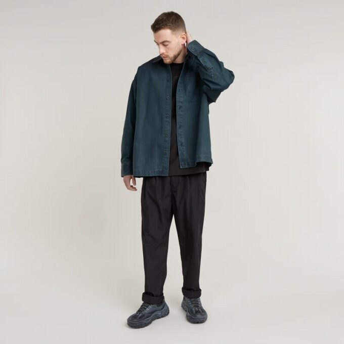 Geplooide Tech Chino Relaxed Geplooide Tech Chino Relaxed