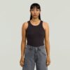 Geribbelde tanktop Geribbelde tanktop