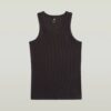 Geribbelde tanktop Geribbelde tanktop