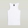 Geribbelde tanktop Geribbelde tanktop