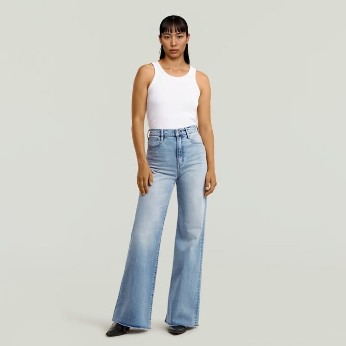 Geribbelde tanktop Geribbelde tanktop